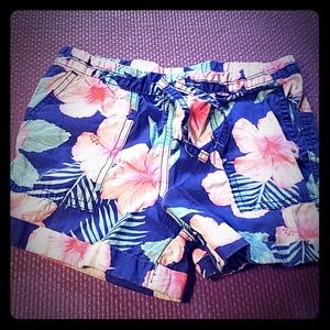 Hawaiian flower shorts